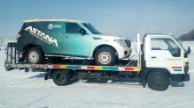 Эвакуатор в Алматы. Перевозка гоночных авто. ПАРИЖ-ДАКАР.